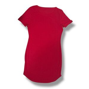 Red Short Sleeve Dress
